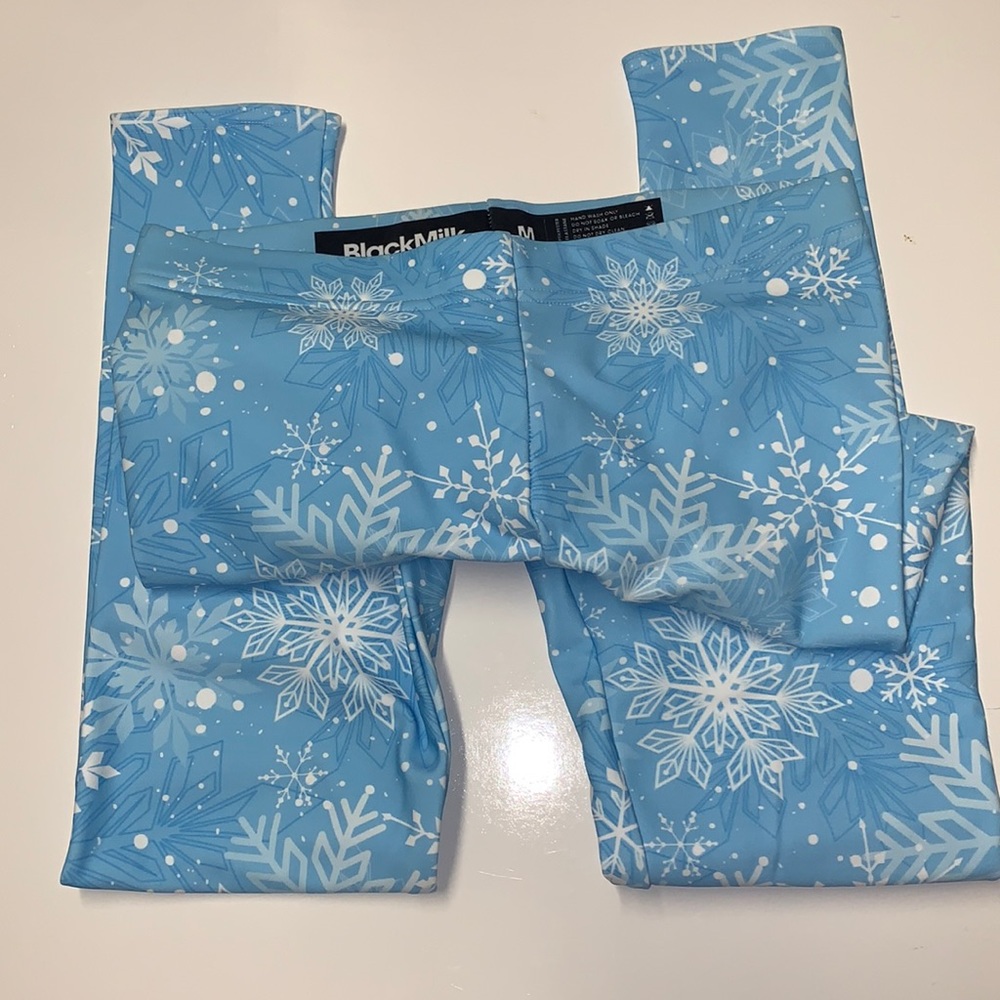 BlackMilk Snowflake Leggings M - Picture 1 of 3